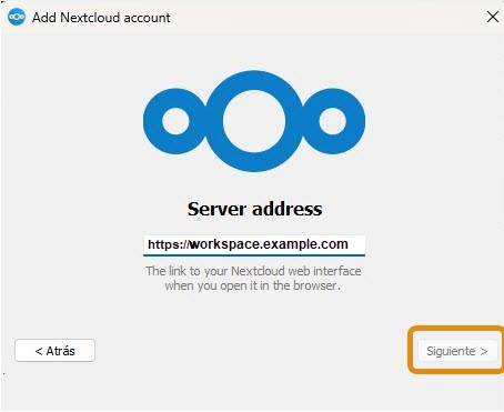 Figure 11 Configure the url. 