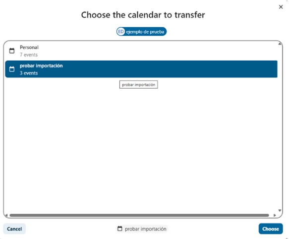 Selective transfer