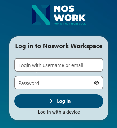 Figure 1 Log in. 