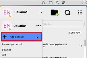 Figura 20 Add account. 