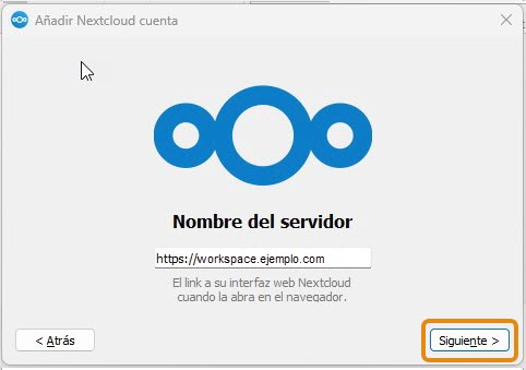 Figure 11 Escribir la url. 