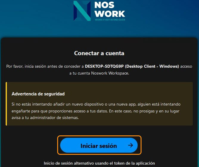 Figure 13 Iniciar sesión. 