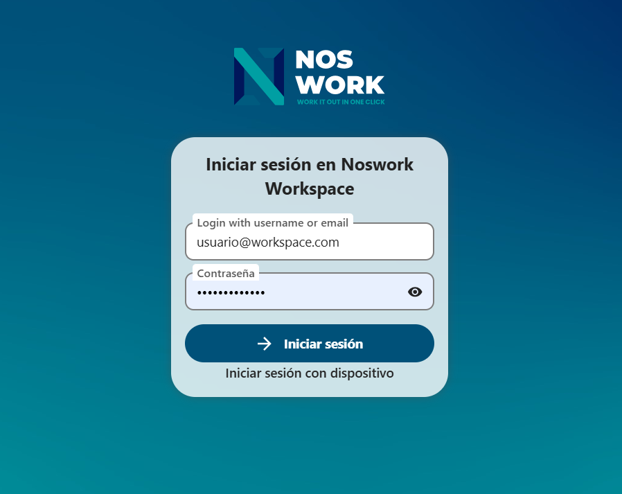 Figura 1 Autenticarse. 